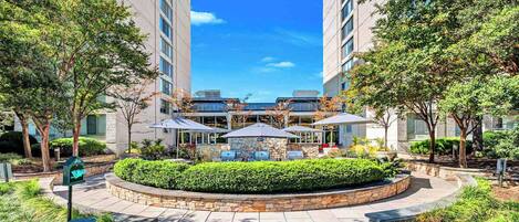 Overnattingsstedets uteområder