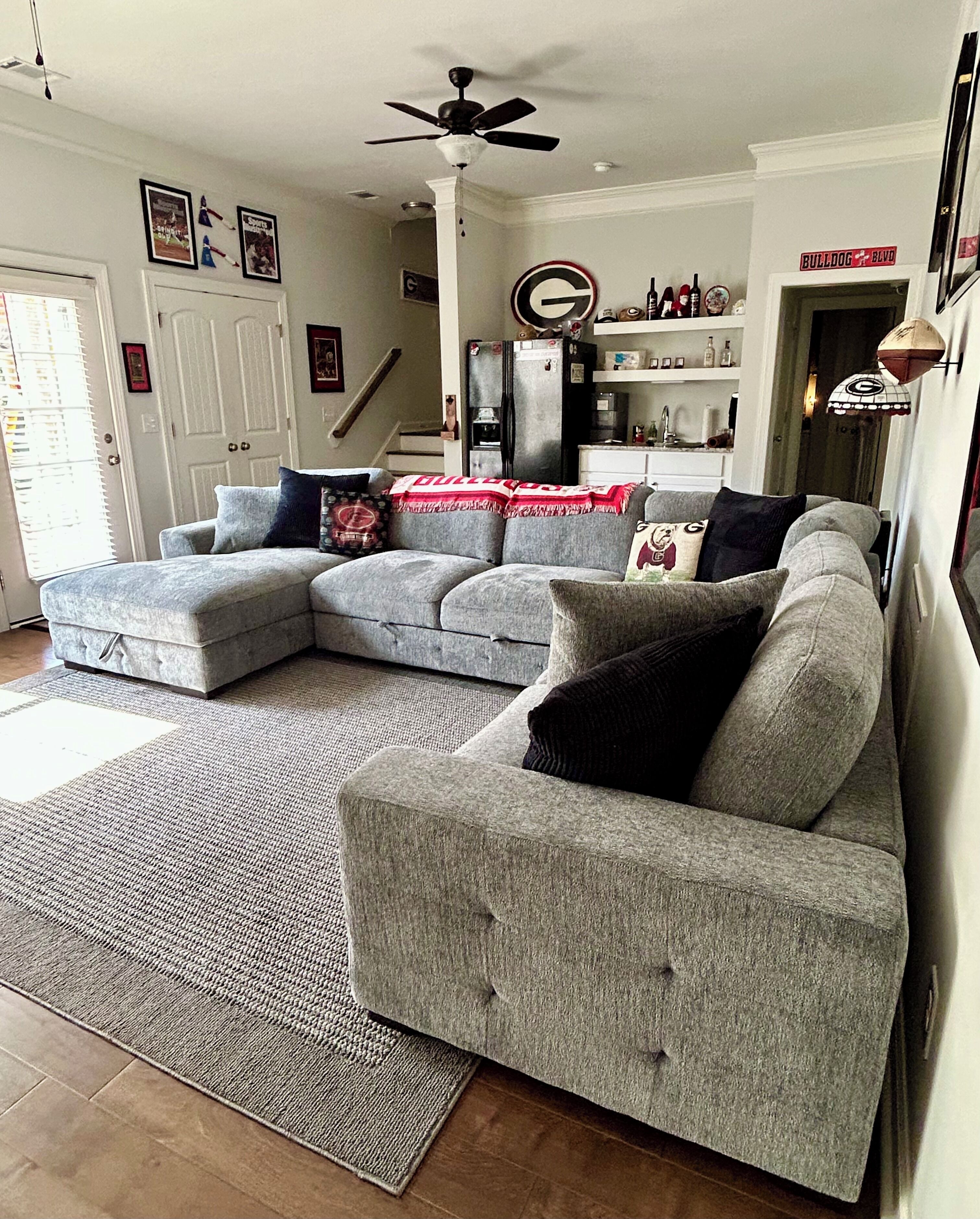 智能电视、壁炉、DVD 播放器