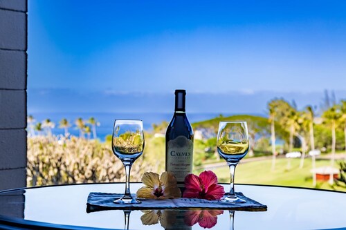 Ground floor, AC, oceanview, private, Kapalua condo