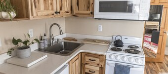 Newly remodeled, private, sunny downtown apartment; near restaurants & shopping.