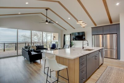 Breathtaking Views of Lake Texoma's beaches/Islands and Highport Marina.
