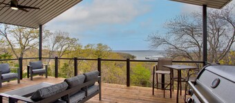 Breathtaking Views of Lake Texoma's beaches/Islands and Highport Marina.
