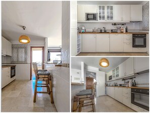 Køleskab, mikrobølgeovn, ovn, kogeplade