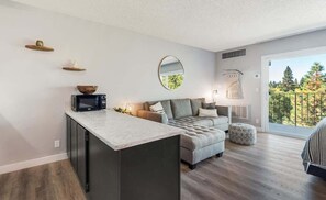 TV, fireplace - Updated Condo with Deschutes River View (Bend)