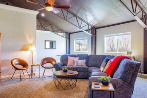 TV, foosball, table tennis