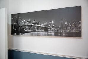 Panoramic city views from a prominent bridge.