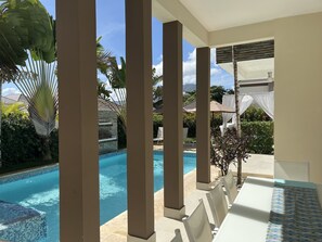 Outdoor pool - Romantic Caribbean villa just minutes from the beach (Puerto Plata)