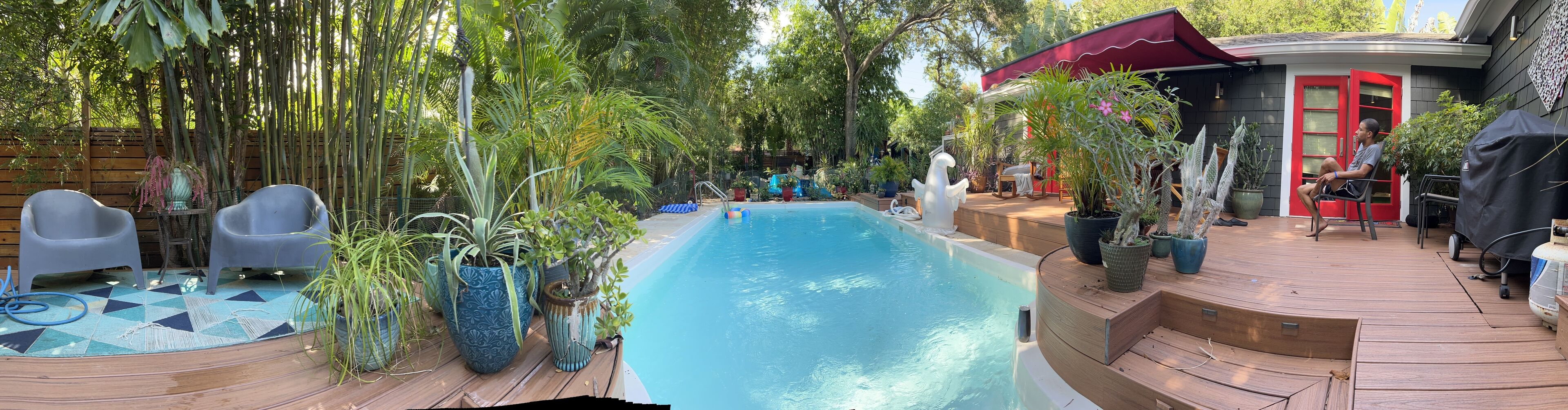 Private, Mid-century-Modern, Decks, Gardens, Heated Pool, Priv. Outdoor Shower