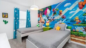 4 habitaciones, tabla de planchar con plancha, wifi y ropa de cama 