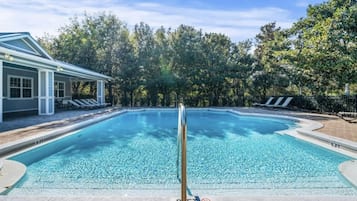 Udendørs pool, opvarmet pool