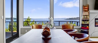 Panoramic Water Views from Expansive Luxury Point Ruston Estate