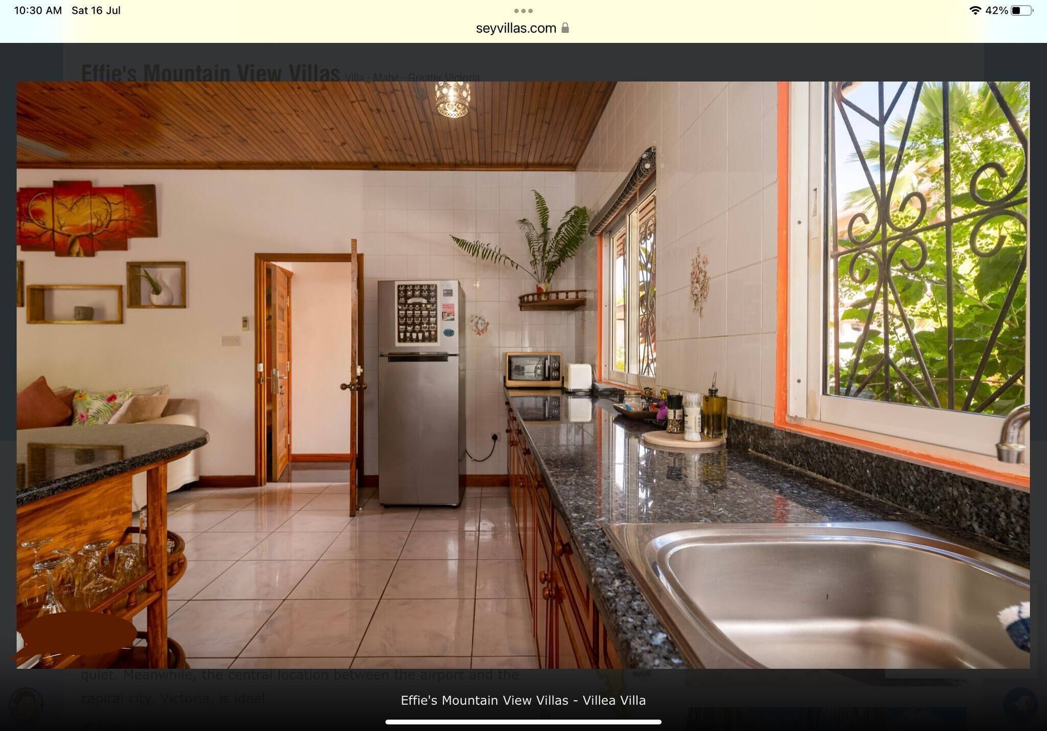 Fridge, microwave, coffee/tea maker