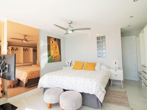 1 chambre, bureau, accès Internet