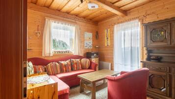 Ferienhaus | Wohnzimmer | Kamin