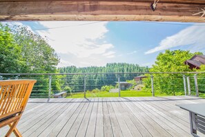 Hus | Udsigt fra overnatningsstedet
