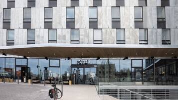 Majoituspaikan julkisivu