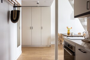 Spacious studio with mezzanine