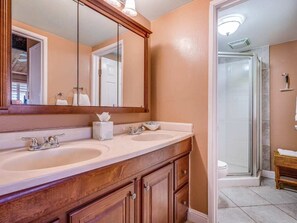 Free toiletries, hair dryer, towels
