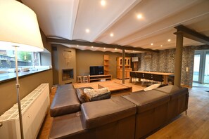 Living room - Village House in Ambly With Outdoor Pool (Nassogne)