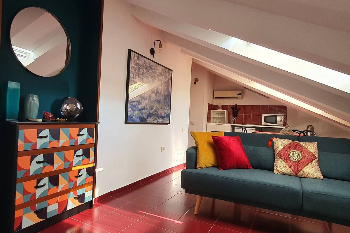 Family Penthouse | Living area | 32-inch LED TV with digital channels, TV