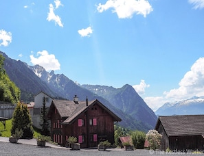 Chalet | View from property - Holiday Home in Fieschertal Valais With Garden (Fieschertal)