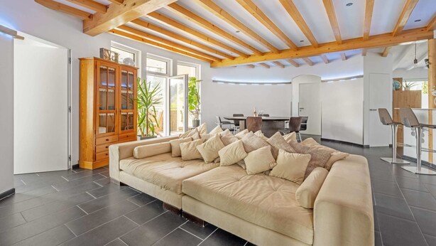 Living area - Co2-neutrale und Barrierefreie Ferienwohnung im Sauerland (Herscheid)