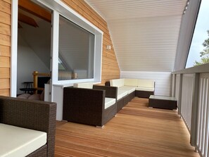 Ferienhaus | Balkon