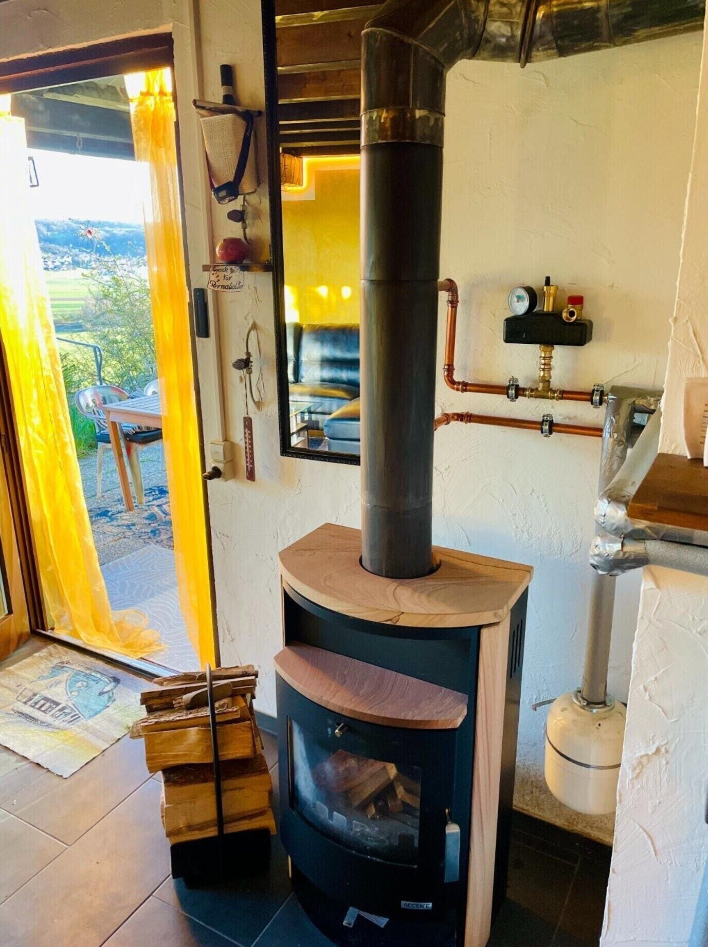 House | Living room | Fireplace