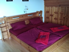 Apartamento | 2 quartos, roupa de cama
