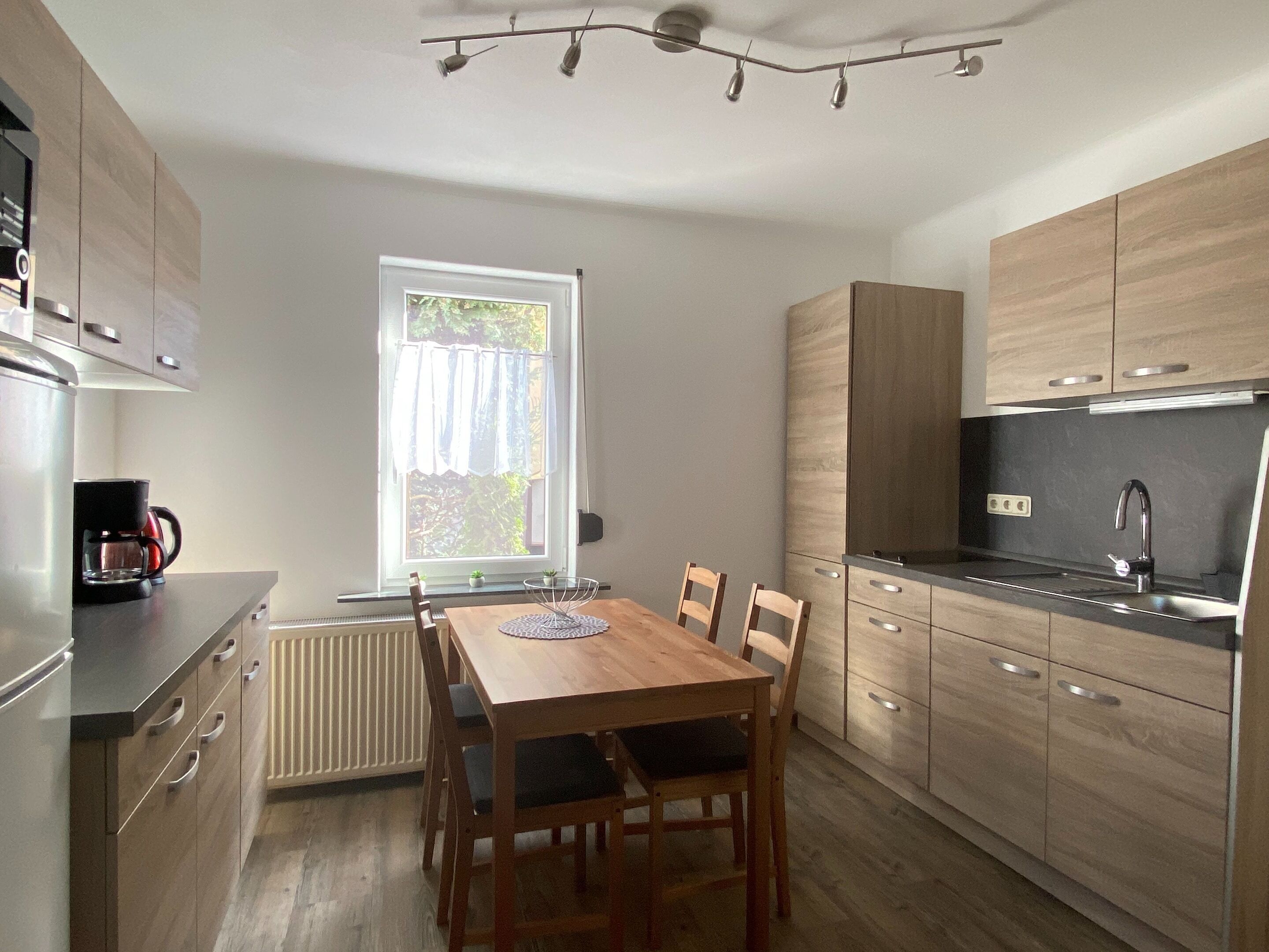 Apartment | Private kitchen | Electric kettle, toaster