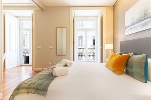 1 habitación y ropa de cama 