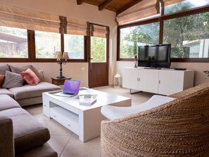 Villa | Living area - Nice Villa in Elounda With Private Pool (Agios Nikolaos)