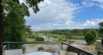 Sleeping in the Havenburg on the Elbe cycle path