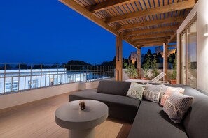 Familie appartement | Terras
