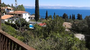 Apartment | View from property - Family Apartment in Mpenitses With Terrace (Corfu)
