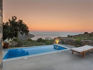 Villa | Pool | Indoor pool, outdoor pool - Mesmerising Villa in Plaka Elounda With Pool (Agios Nikolaos)