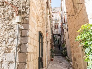 Blick von der Unterkunft