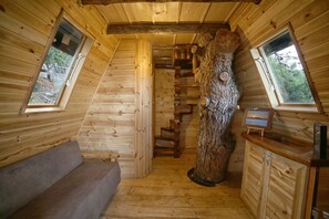 Deluxe Bungalow, Sea View (Tree House) | Desk, laptop workspace, soundproofing, free WiFi - Captain Ikaros  (Agios Kirykos)