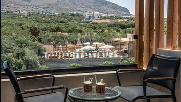 Deluxe Double Room Pool View | In-room safe, blackout drapes, soundproofing, iron/ironing board