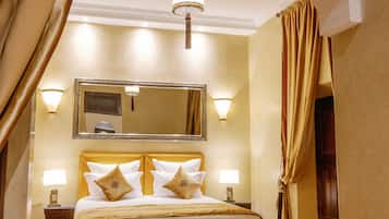 Superior-Doppelzimmer, mit Bad | 1 Schlafzimmer, Bettwäsche aus ägyptischer Baumwolle