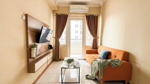 Departamento Deluxe | Área de sala de estar