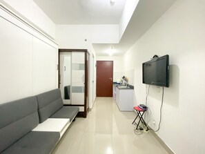 Living area - Restful And Tidy Studio Sayana Bekasi Apartment (Tarumajaya)