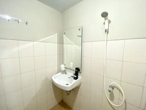 Deluxe Apartment | Bathroom - Full Furnished With Simply Look Studio Room Mont Blanc Bekasi Apartment (Bekasi)