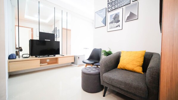 Interior - Minimalist And Beautiful 1Br With Extra Room At Pavilion Permata Apartment (Surabaya)
