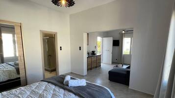 Superior-huoneisto, 1 makuuhuone | 1 makuuhuone, allergiatestatut vuodevaatteet, ilmainen Wi-Fi