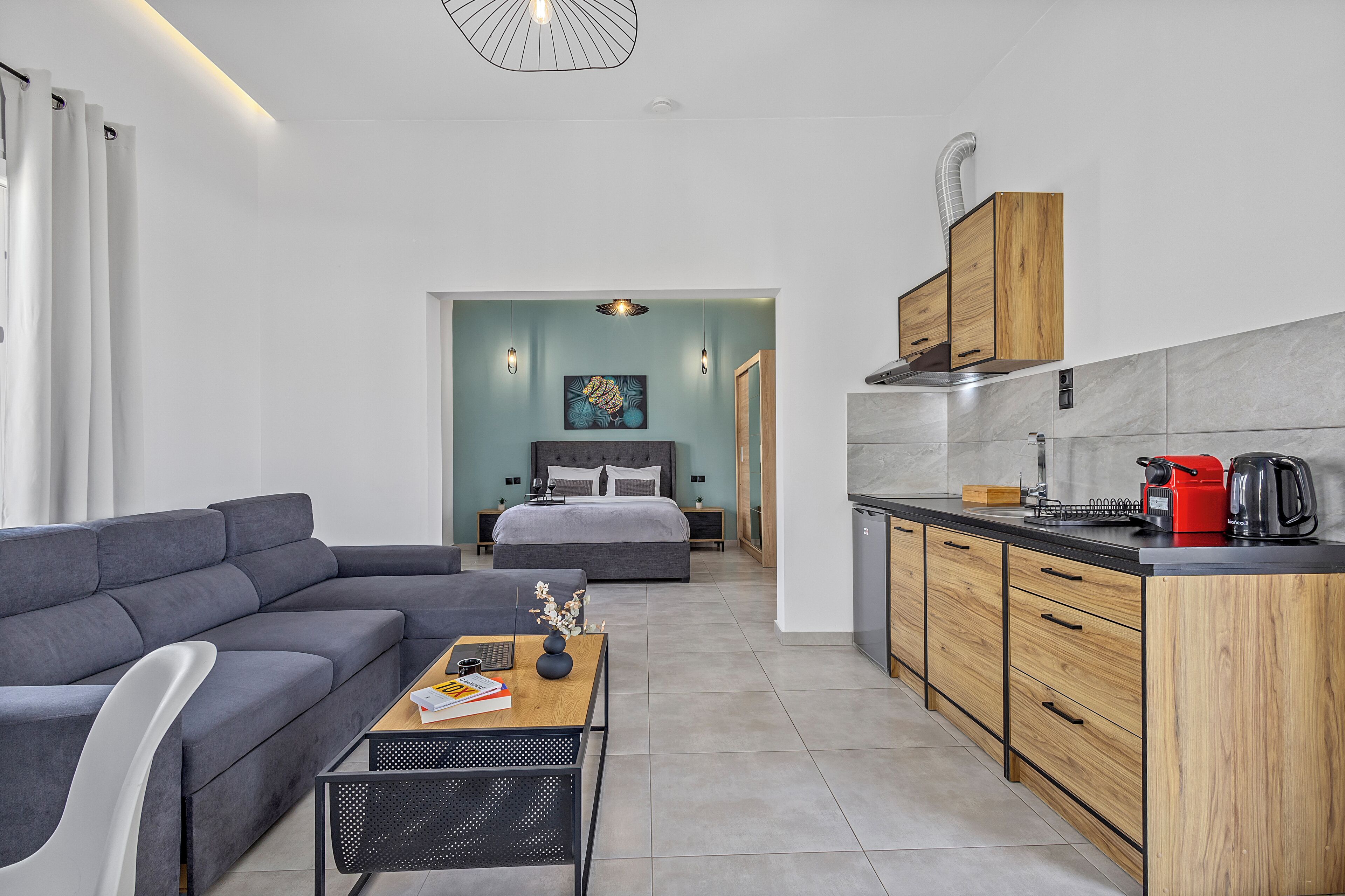 Superior Apartment, 1 Bedroom | Living area | 43-inch Smart TV with digital channels, TV