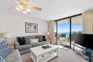 Smart TV, DVD player, books