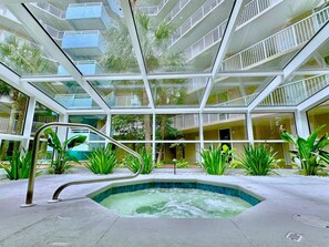 Una piscina riscaldata