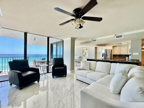 Smart TV, DVD player, books - Pelican Walk 605 - Ocean Front Free Chairs! (Panama City Beach)