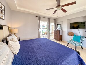 1 bedroom, blackout drapes, iron/ironing board, WiFi